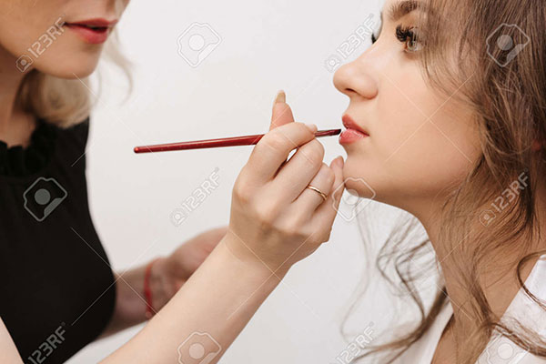 makeup application